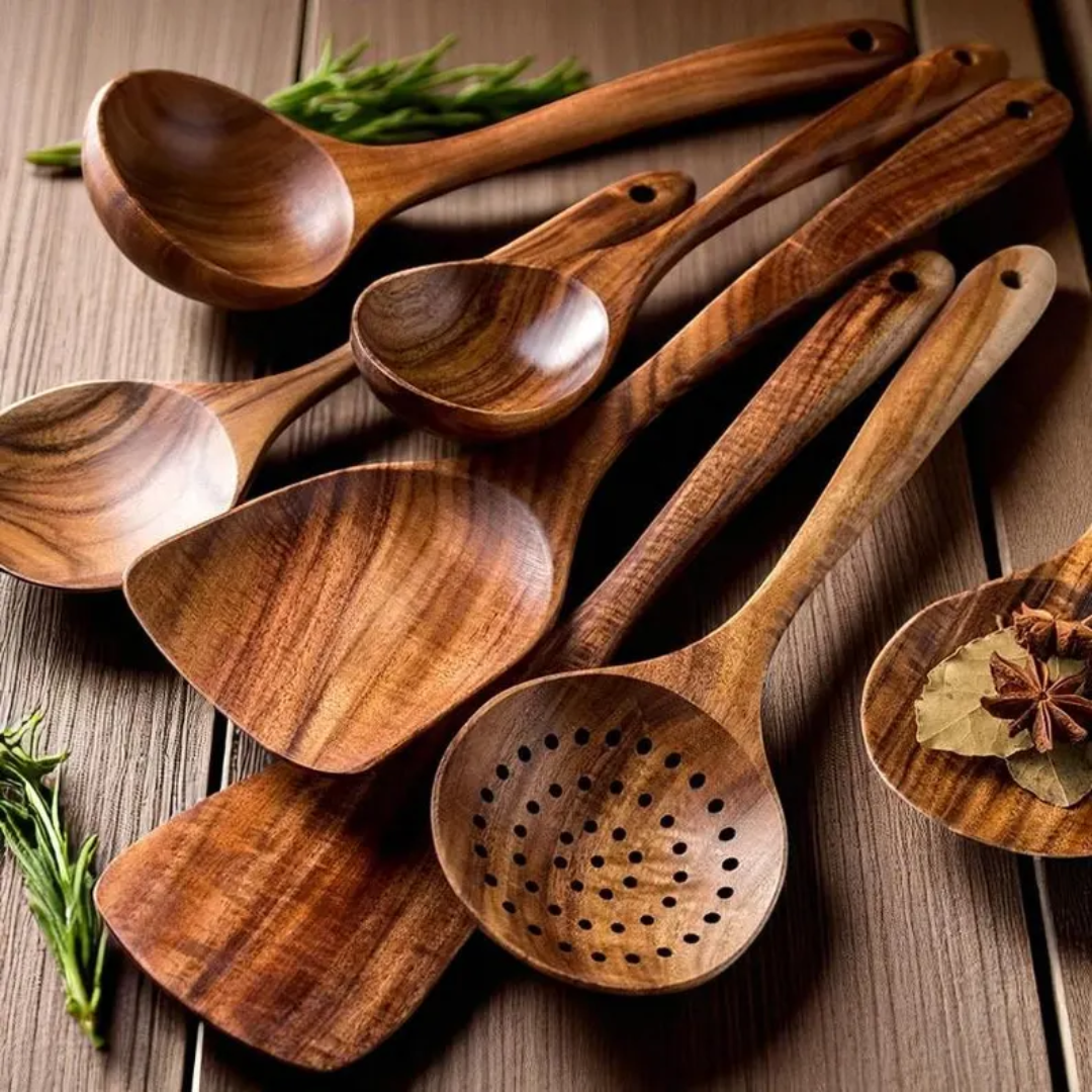 Teak Utensil Set™
