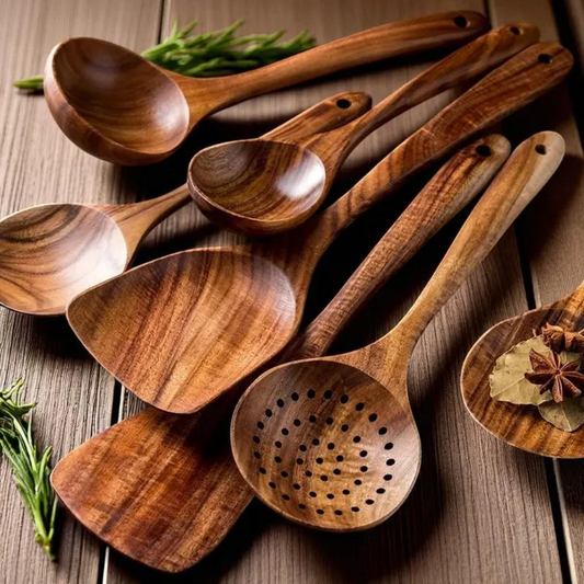 Teak Utensil Set™