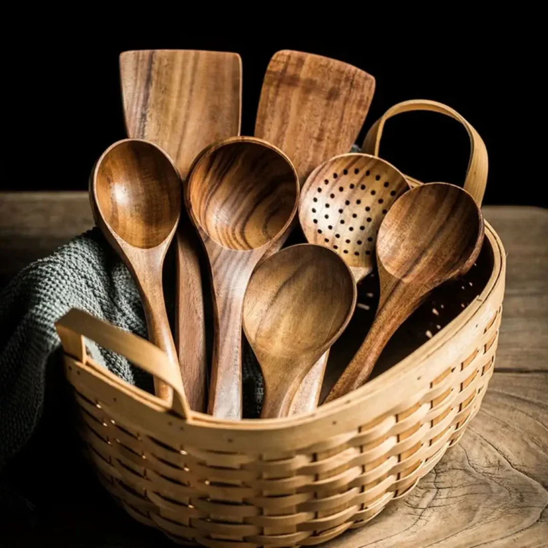 Teak Utensil Set™